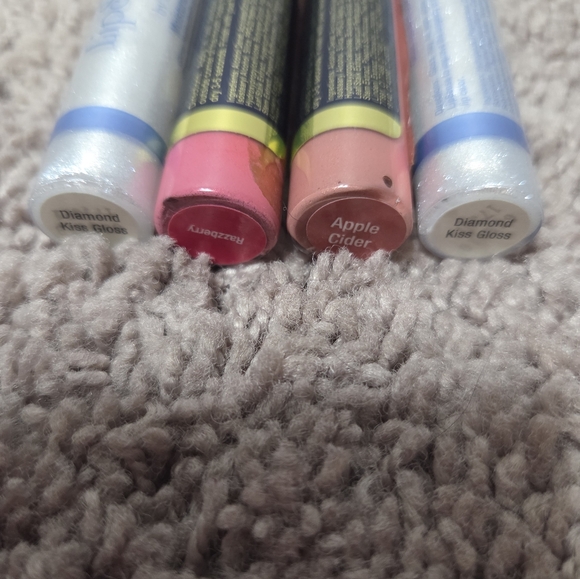 Set of 4 NEW Sealed Lipsense Diamond Kiss, Razzberry, Apple Cider Glosses - Picture 2 of 4